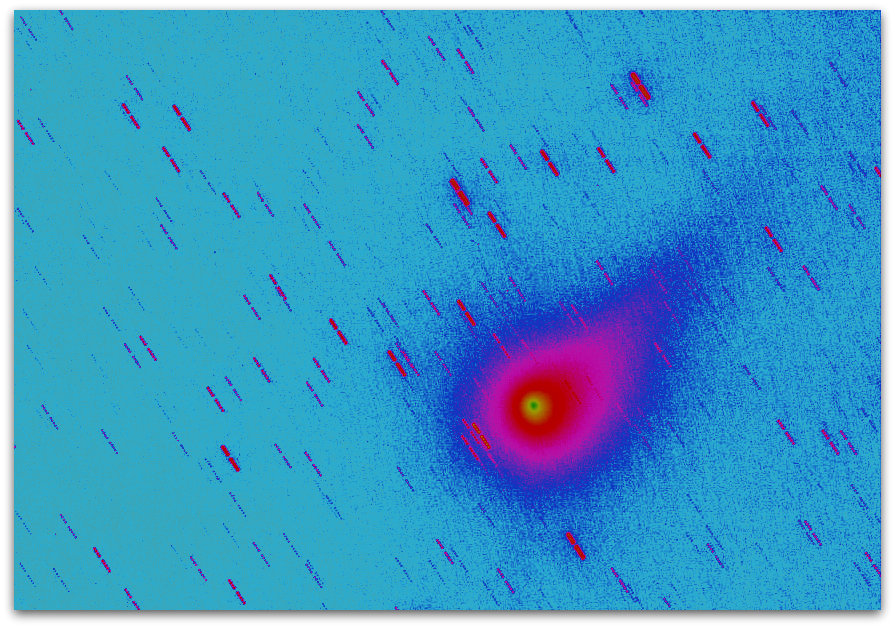 Kometa Johnson w teleskopie SW 200/1000